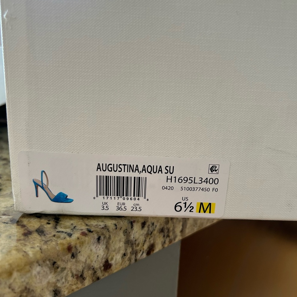 Veronica Beard Augustina Blue Heels 6.5 - Picture 6 of 10